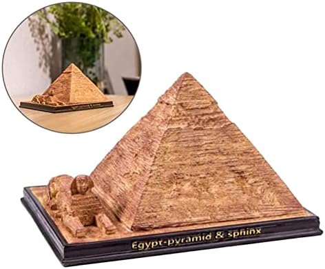 LQX Egyptian Pyramid Resin Statue