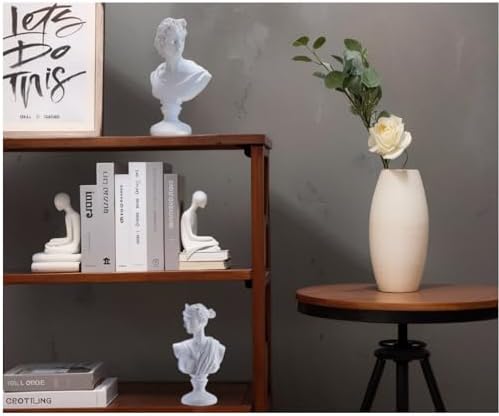 Greek David Head Bust Statue Sculpture Home Decor White