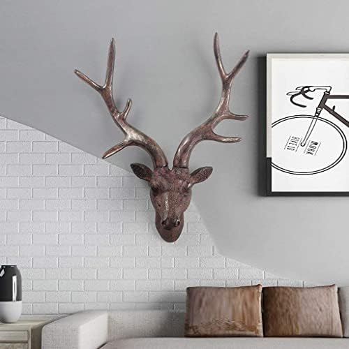 Handmade Deer Head Wall Sculpture Decoration