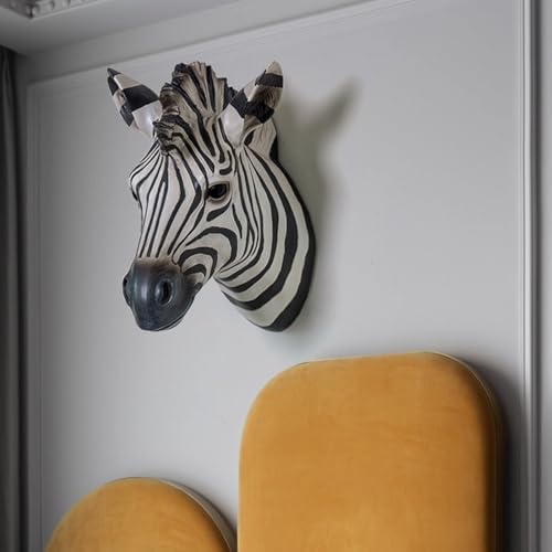 GDSPD 106 Inch Resin Zebra Wall Sculpture