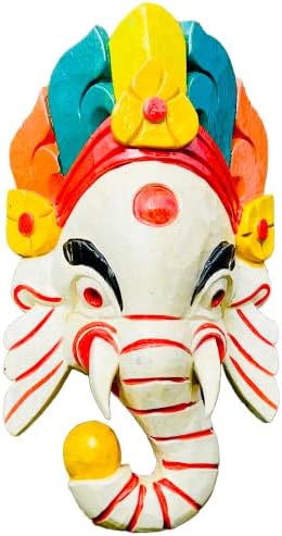 Himalayan Craft Ganesh Wooden Wall Sculpture