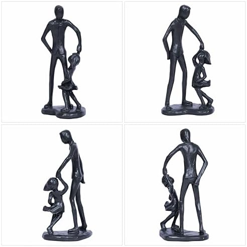 Father Daughter Statue Resin Sculpture Gift
