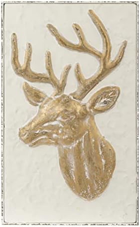 Ganz Embossed Christmas Deer Wall Decor 20