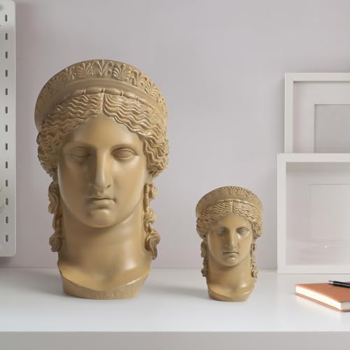 Hera Juno Queen of Gods Bust Statue Small Gold