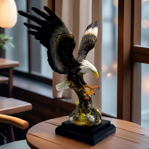 169 Inch Large Bald Eagle Statue Resin Sculpture