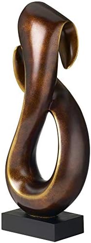 Studio 55D Open Infinity 25 Inch Gold Sculpture