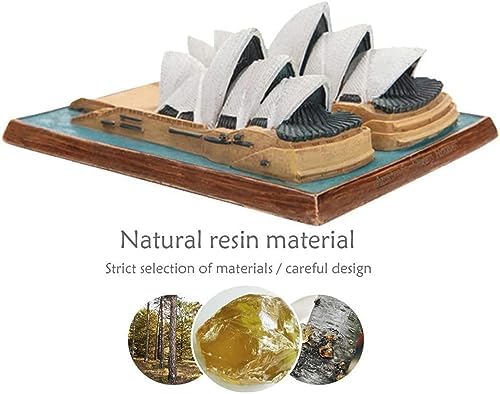 Sydney Opera House Resin Sculpture White Sail Shape Collectible Decor