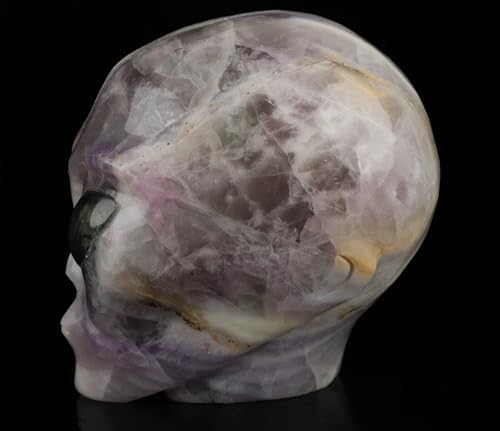Skullis 41 Inch Fluorite Star Being Female Alien Crystal Skull Statue