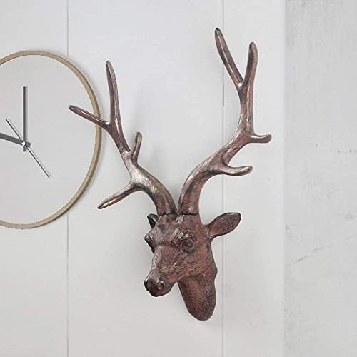 Handmade Deer Head Wall Sculpture Decoration