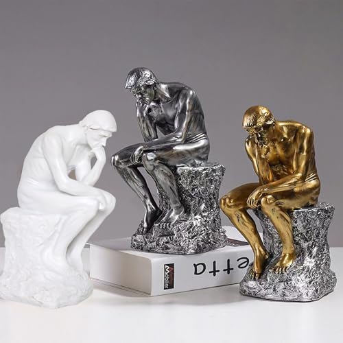 The Thinker Statue Figurine Resin Decor Sculpture