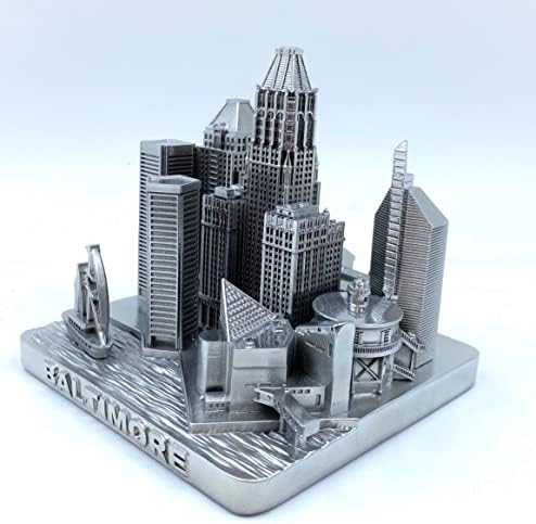 Baltimore 3D City Statue Model Ornament 4 Inch
