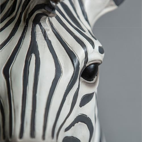 GDSPD 106 Inch Resin Zebra Wall Sculpture