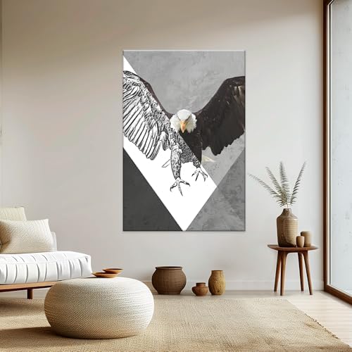 EGD American Eagle Wall Art for Living Room Decor