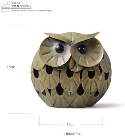 Sturdy Metal Owl Decor Statue 94 Inch