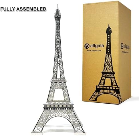 Allgala 15 Inch Eiffel Tower Statue Decor