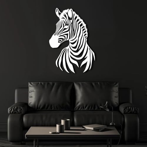 ENJOYOO Zebra Metal Wall Art - 24x17in