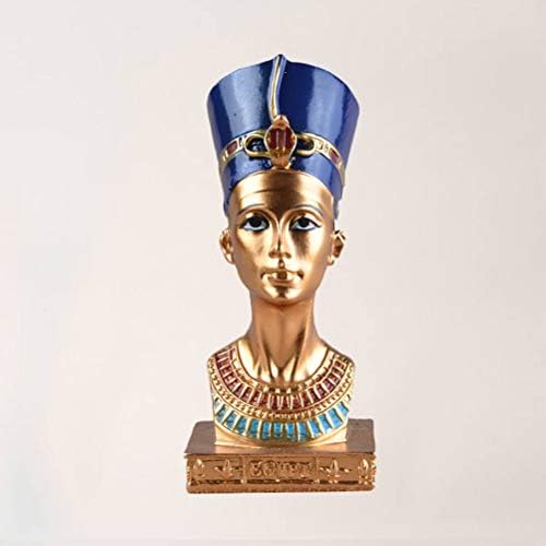 Egyptian Queen Nefertiti Resin Statue Home Decor Sculpture