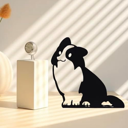 Minimalist Dog Metal Wall Sculpture Art Decoration