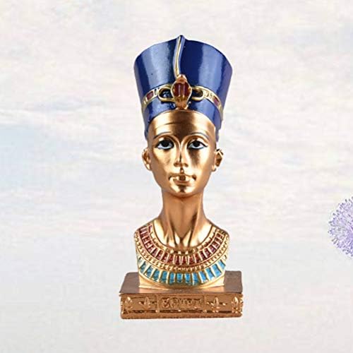 Egyptian Queen Nefertiti Resin Statue Home Decor Sculpture