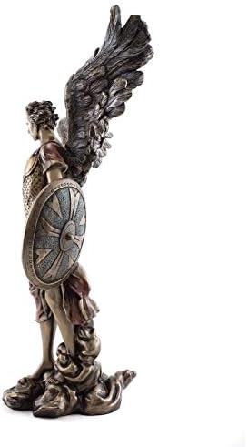 Top Collection St Michael Archangel Statue 14 Inch Bronze Figurine