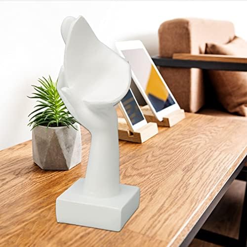 Topyond Thinker Statue Modern Abstract Resin Sculpture for Home Office Desk