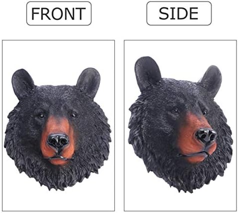 BESPORTBLE Bear Head Wall Decor Wall Statue Sculpture