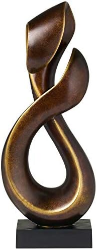 Studio 55D Open Infinity 25 Inch Gold Sculpture
