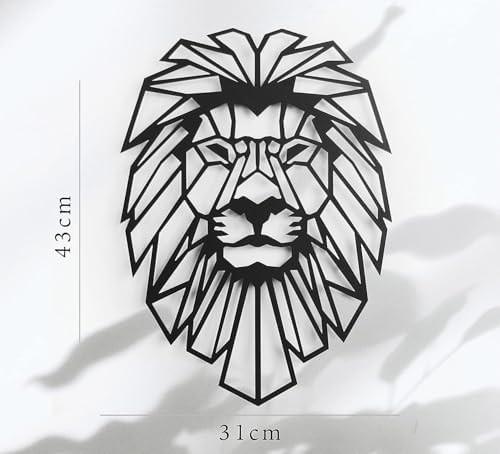 Keluly Lion Wall Decoration 43 x 31 x 15 cm