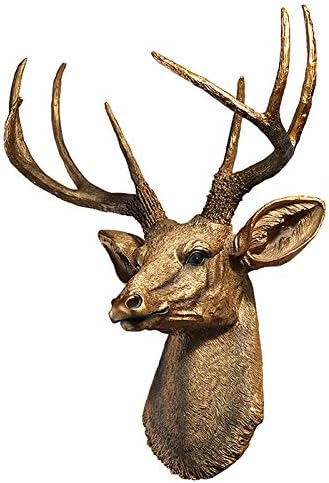 Feelme Larger Faux Deer Head Wall Art Sculpture