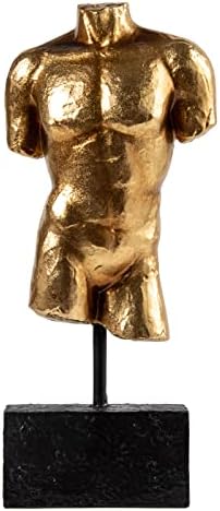 Guichifun Modern Gold Resin Male Statue Home Decor