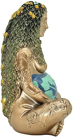 Miyolo Mother Earth Gaia Statue Resin Wiccan Decor
