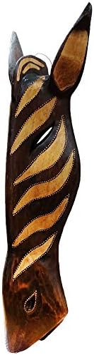 Giraffe Zebra Wall Hanging Art Decor 20 Inches
