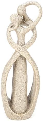 Walfront Eujgoov Sandstone Resin Couple Statue