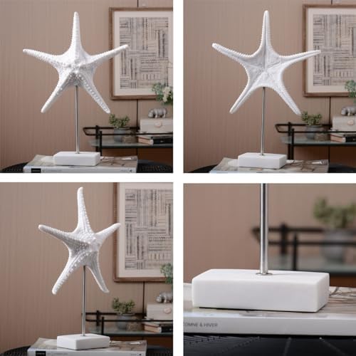 HAUCOZE 165 Inch Starfish Sculpture Home Decor Figurine