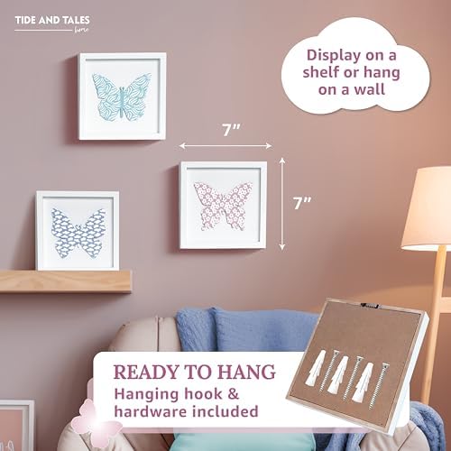 TideAndTales Butterfly Wall Decor Set of 3
