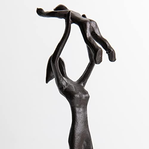 Danya B Proud Parent Holding Child Iron Sculpture