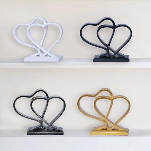 Romantic Heart Sculpture for Home Decor