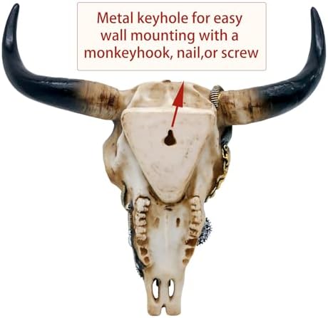 Alikiki Steampunk Bull Skull Wall Decor