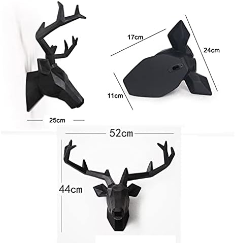 Daoyuan Wall Mount Geometry Deer Head Modern Decor