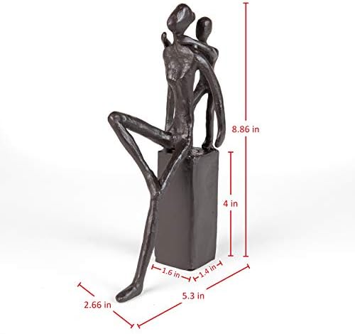 Danya B Mother and Child Cast Iron Sculpture