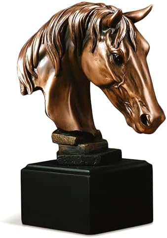 Treasure of Nature Horse Head Statue Sculpture