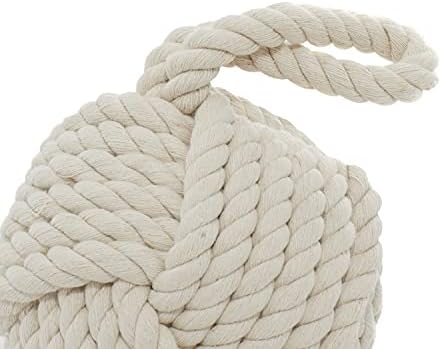 Deco 79 Jute Rope Knot Decorative Sculptures Set of 2