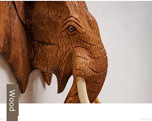 Getrelax Thai Elephant Head Wall Sculpture 12 Inch Tall