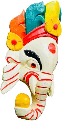 Himalayan Craft Ganesh Wooden Wall Sculpture