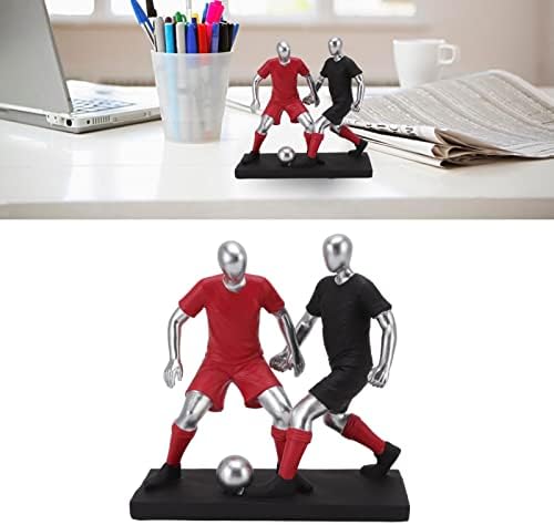 RXMORI Resin Football Player Statue Modern Home Decor