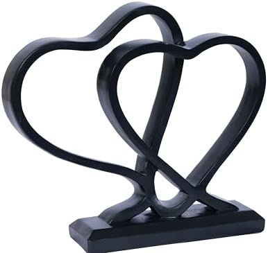 Romantic Heart Sculpture for Home Decor