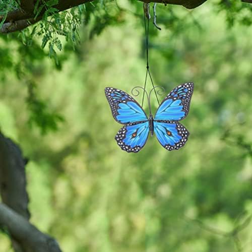 Operitacx Iron Butterfly Wall Art 2pcs Decor