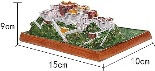 NUNETH Potala Palace Resin Sculpture Statue White