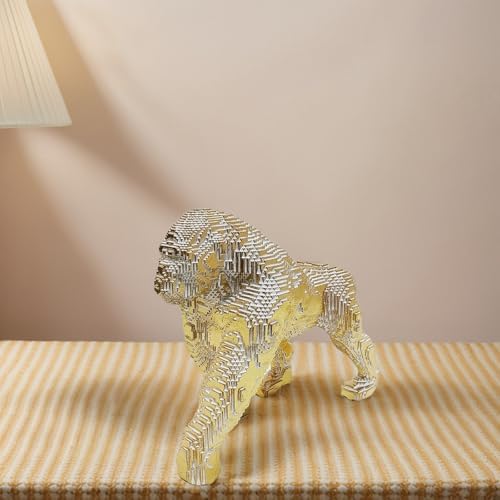646 Inch Gorilla Statue - Lego-Inspired Home Decor
