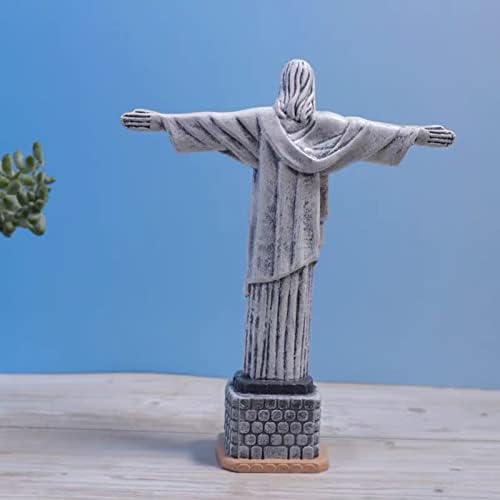 Christ the Redeemer Statue Resin Sculpture - Desk Decor